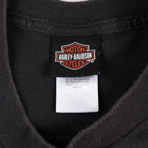 Harley Davidson Gainesville Florida Alligator T-Shirt Men’s 2XL Black 2011 - Picture 5 of 7